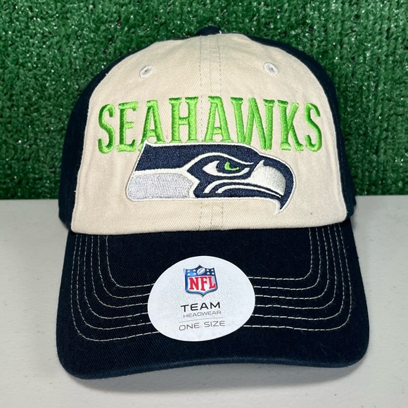 NFL Other - NFL Seattle Seahawks Embroidered Logo‎ Adjustable Dad Hat One Size Fits Most NWT
